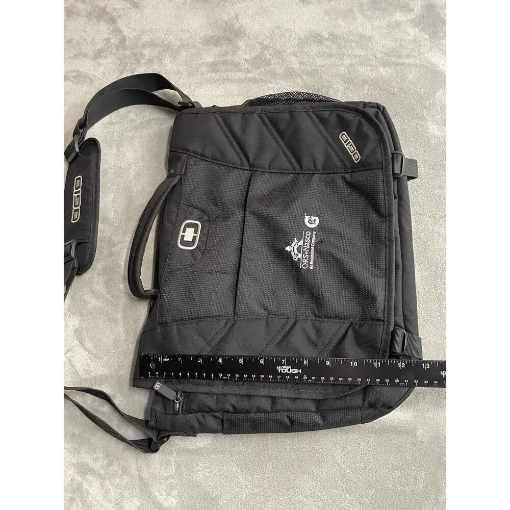OGIO Shoulder Messenger Laptop Computer Bag 18”x 13” Black EUC
